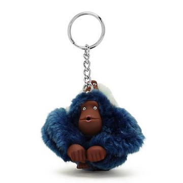 Kipling Mom And Baby Mode Sven Monkey Keychain Tillbehör Blå | SE 1270WN